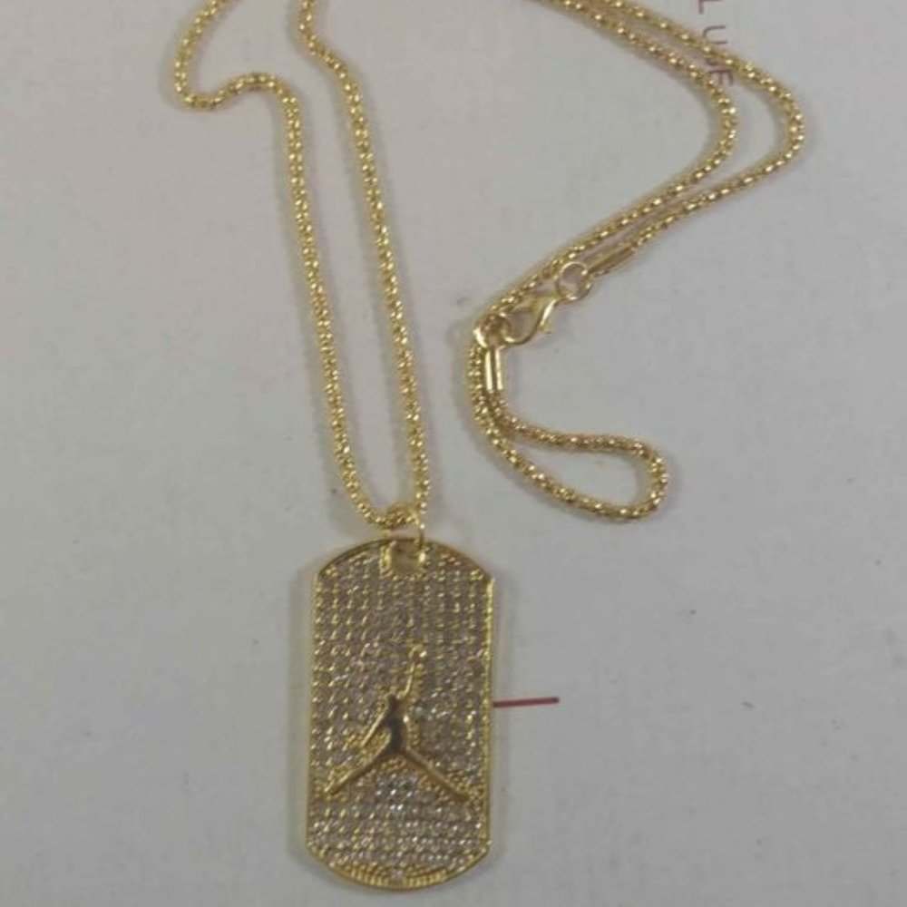 Air Michael Jordan #23 Hip Hop Necklace Dog Tag